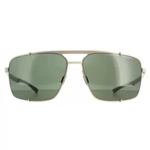 Aviator Light Gold Black Green P8919