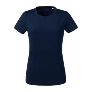 Russell Womens/Ladies Heavyweight Short-Sleeved T-Shirt (L) (French Navy)