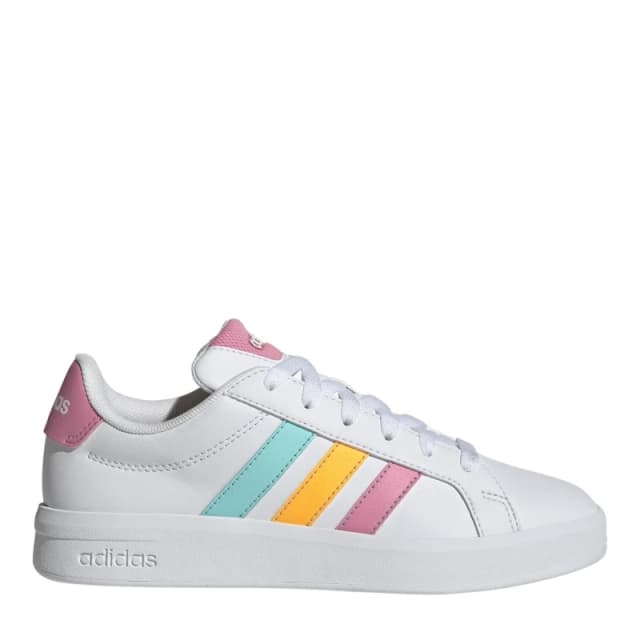 Adidas Grand Court 3 Jn63 Wht/Tang/Pink female 4 (36.5)