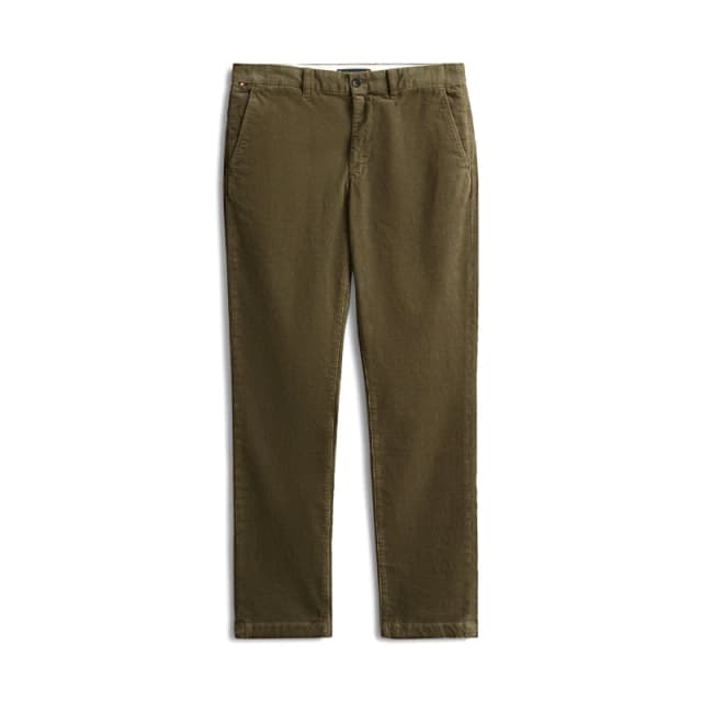 Tommy Hilfiger Mens Denton Cord Chinos Bat Green PLI male 32W R