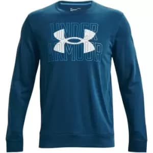 Under Armour Armour Rival Terry Crew Hoodie Mens - Blue