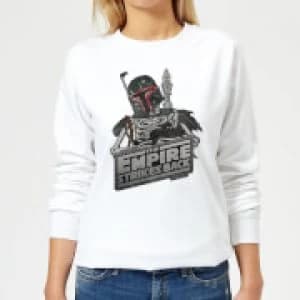 Star Wars Boba Fett Skeleton Womens Sweatshirt - White - 3XL