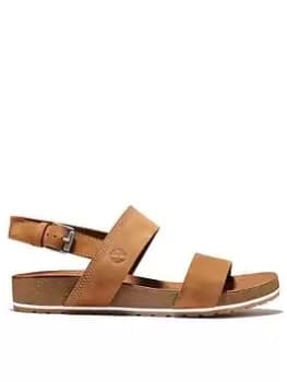 Timberland Malibu Waves Flat Sandals, Rust, Size 4, Women