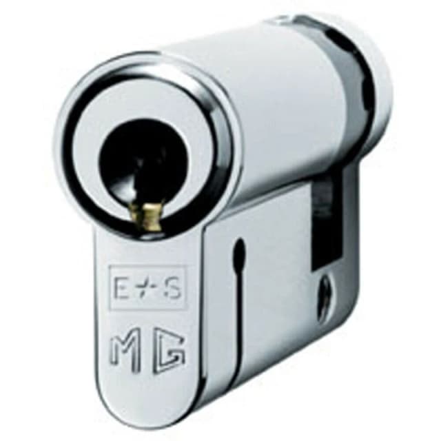 Loops 41mm Euro Single Cylinder Lock Keyed to Differ 15 Pin Polished Chrome Door Multi unisex
