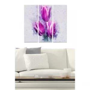 MDF2715804 Multicolor Decorative MDF Painting (3 Pieces)