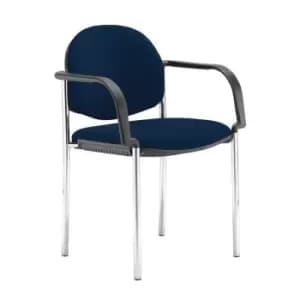 Dams MTO Coda Multi Purpose Stackable Conference Chair with Fixed Arms - Curacao