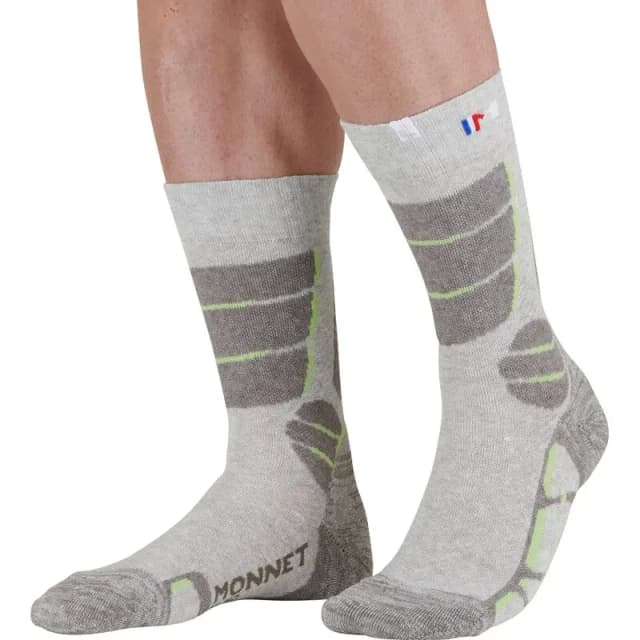 Football Socks Monnet Lin Haute Gris Unisex 43/44