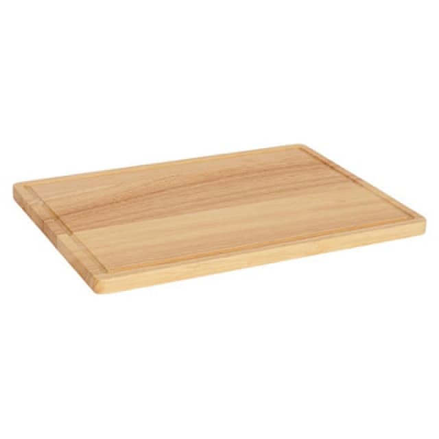 Argon Tableware Rectangle Wooden Chopping Board - Extra-Thick Natural Cutting Board Serving Tray Worktop Saver
