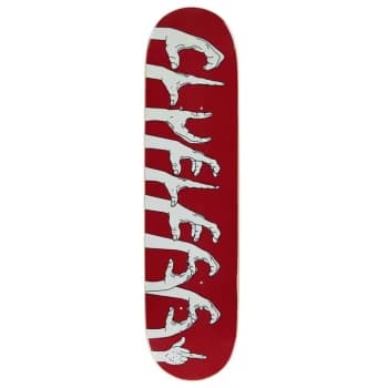 Zukie Clueless Skate Deck - Red White 7.87