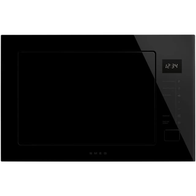 Smeg FMI225BI Musa Built In Microwave And Grill - BLACK FMI225BI