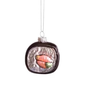Maki Sushi Roll Shaped Bauble