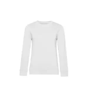 B&C Womens/Ladies Organic Sweatshirt (M) (White)