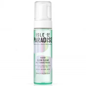 Isle of Paradise Glow Clear Self-Tanning Mousse - Medium 200ml