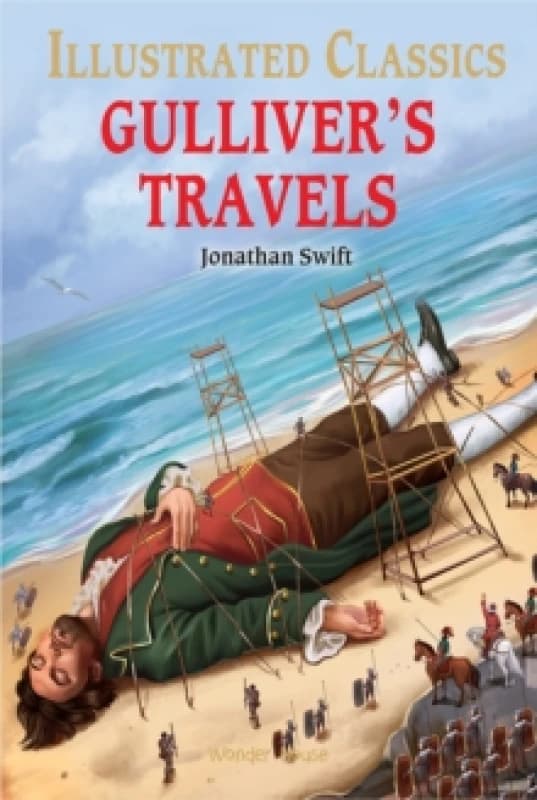 Gulliver Travels : Illustrated Children Classics : English Novel With Review Questions Hardback