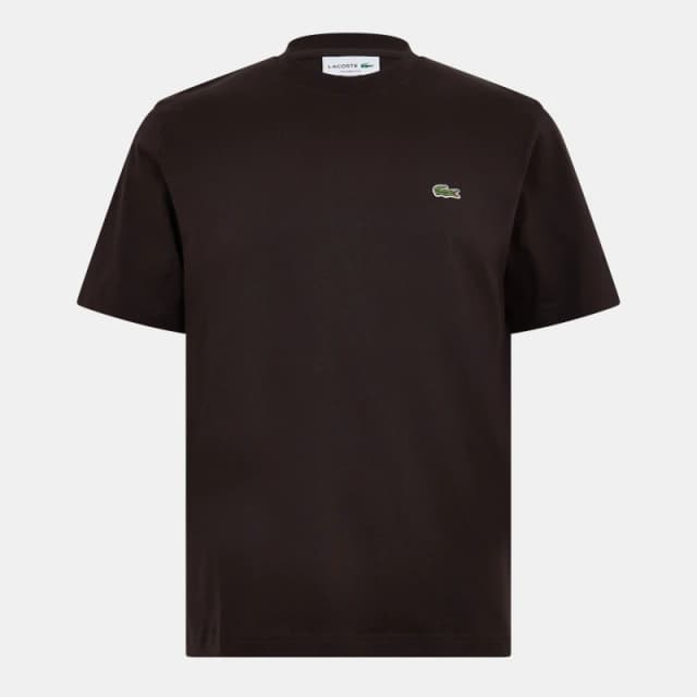 Lacoste Mens Small Logo T-Shirt Regular Fit T-Shirts S Brown 59079305350