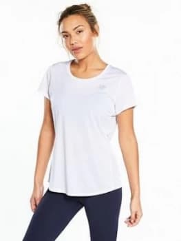 New Balance Accelerate Tee White Size L Women