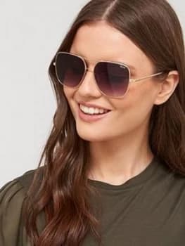 Quay Australia Quay X Chrissy Stop And Stare Pilot Sunglasses