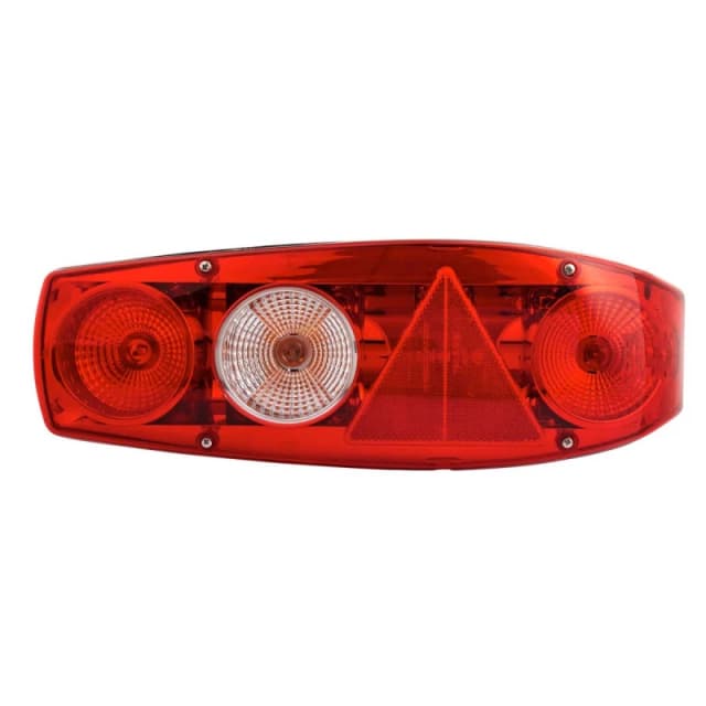 HELLA 2VA 341 419-021 Combination Rearlight Right Crystal clear black/grey for trailer, with bulbs Combination Rearlight (2492)