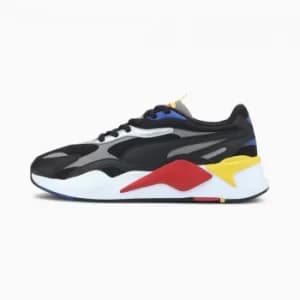 Womens PUMA Rs-X Millennium Trainers, Black/Hi Risk Red/Lapis Blue Size 8 Shoes