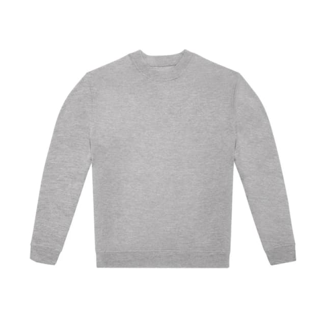 B&C Mens ID.332 Crew Neck Sweatshirt in Grey Size: XS Grey Male XS