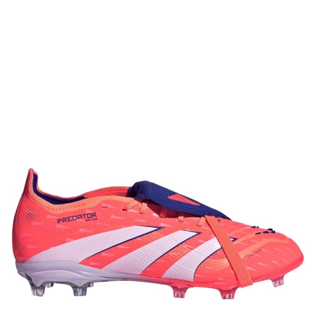 adidas Predator Elite Fold-Over Tongue Childrens Firm Ground Football Boots Orange/White male C10 (28)