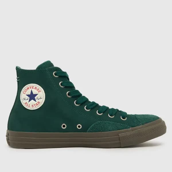 Converse all star hi trainers in dark green Dark Green UK 9 (EU 42)