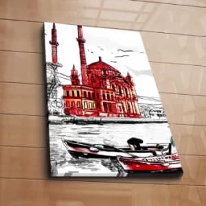5070C-195 Multicolor Decorative Canvas Painting