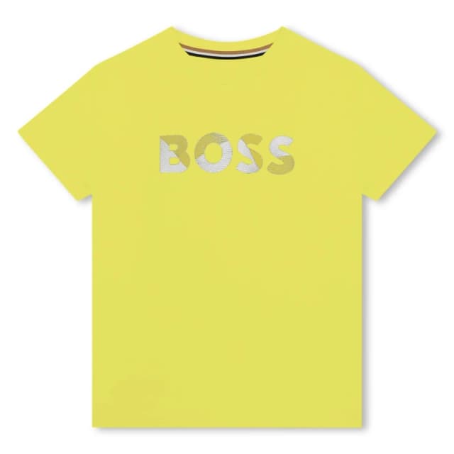 Boss Short Sleeve T-Shirt Juniors - Yellow Yellow 4 - 5 Years