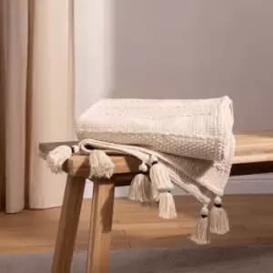Yard Caliche Woven Throw Natural