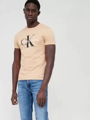 Calvin Klein Jeans Calvin Klein Jeans Seasonal Monogram T-Shirt, Sand Size M Men