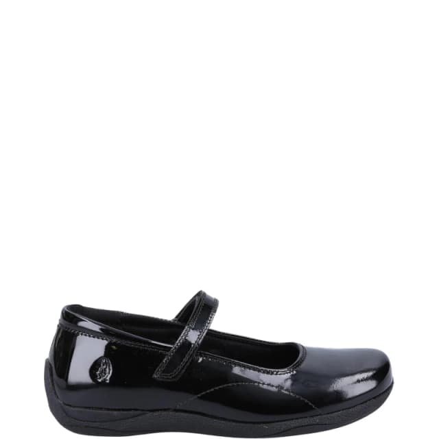 Hush Puppies 'Aria Patent JNR' Girls BTS FLFR Black