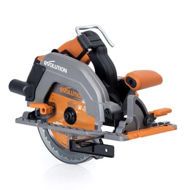 Evolution R185CCSX-Li 185mm Track Compatible Circular Saw Brushless 18v Li-Ion ext Inc Multi-Material Blade - Evolution R185CCSX-Li