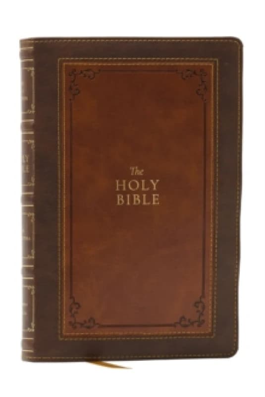 1611 KJV with Apocrypha, Brown Leathersoft : Holy Bible Leather / fine binding