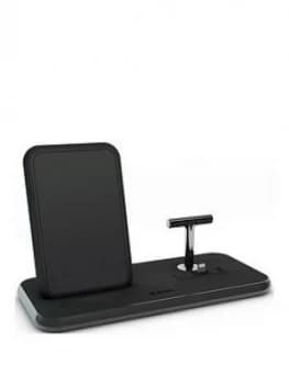 Zens Zens Aluminium Dual Wireless Charger + Dock 10W Black