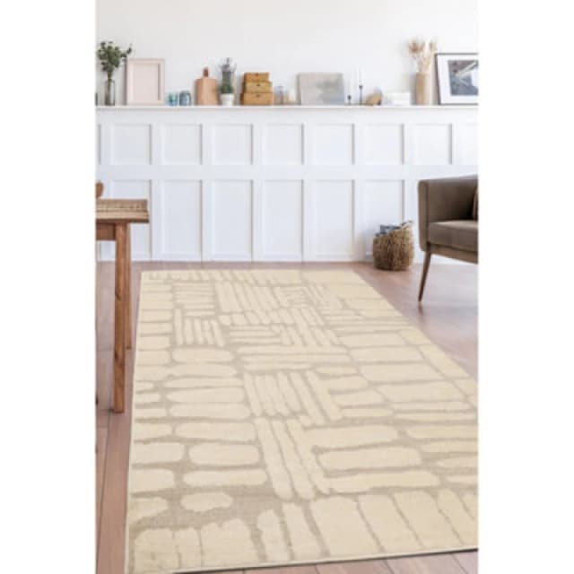 Homemaker Ava Pave 120X170Cm Rug, Cream AVAPAVE120170
