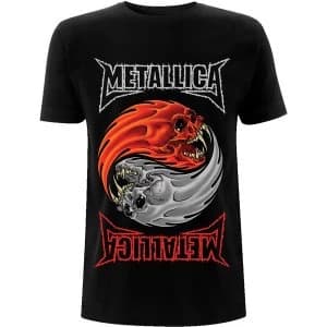 Metallica - Yin Yang Unisex Medium T-Shirt - Black
