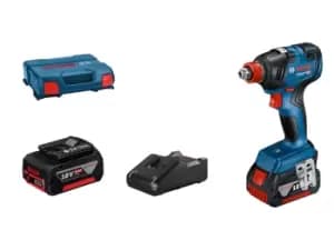 "Bosch GDX 18V-200 18V 2x5Ah Li-Ion 1/4" 1/2" Impact Driver/Wrench Kit"
