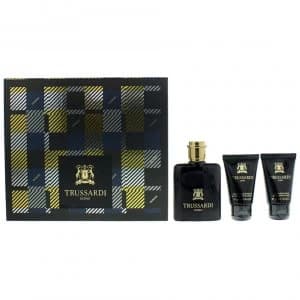 Trussardi Uomo Tweed Weekend Gift Set 50ml Eau de Toilette + 30ml Aftershave Balm + 30ml Shower Gel