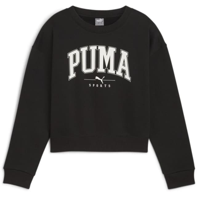Puma Squad Crew Fl G Sweatshirt Unisex Kids - Black 7 - 8 Years