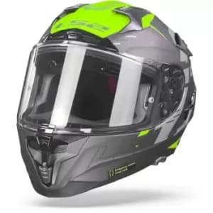 LS2 FF327 Challenger Allert Matt Titan Hi-Vis Yellow XL