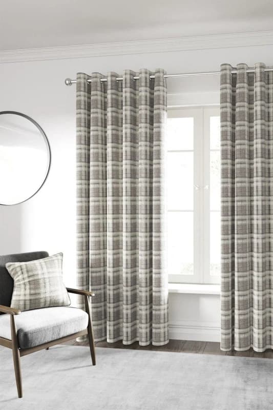 Helena Springfield Helena Springfield 'Harriet' Woven Lined Curtains in Light Brown Size: 167cm width x 183cm drop Light Brown 167cm width x 183cm d