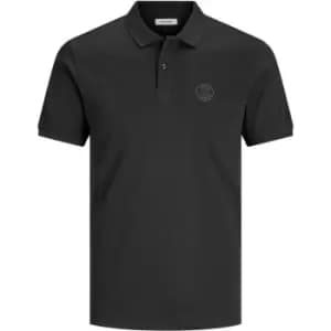 Jack and Jones Jersey Polo Shirt Junior Boys - Black