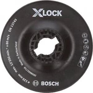 Bosch X-LOCK back plate, 125mm Hardware Bosch Accessories 2608601716
