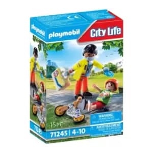 Lego Playmobil 71245 City Life Paramedic With Patient