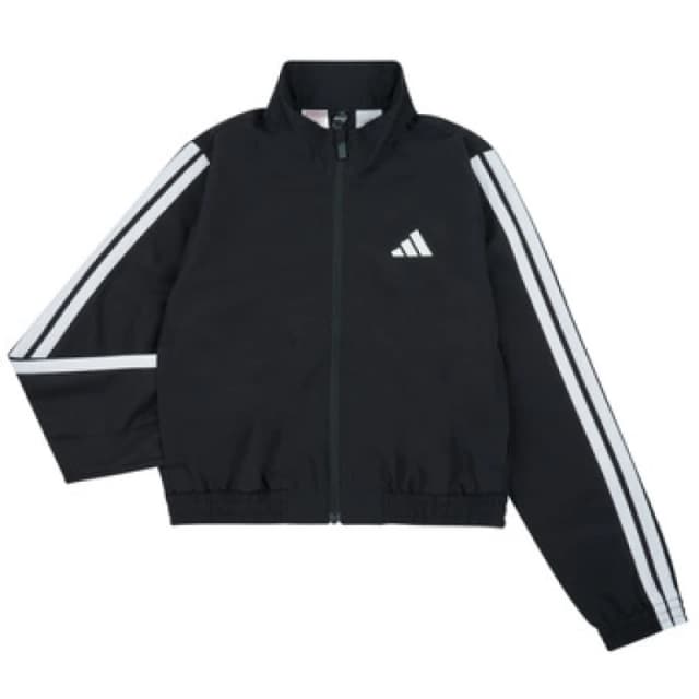 adidas JD6508 girls's Children's Tracksuit jacket in Black