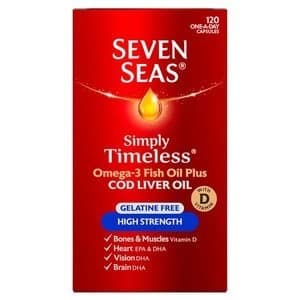 Seven Seas High Strength Cod Liver Oil Capsules 120