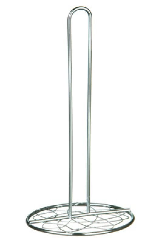 Premier Housewares Geo Kitchen Roll Holder Silver