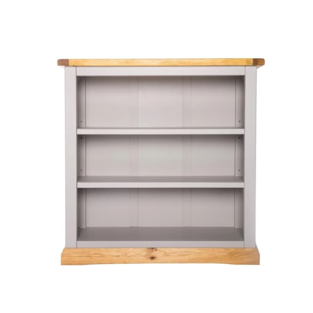 Cabinet Bits Bomporto Light Grey Bookcase 90X90X30Cm