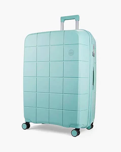 Rock Luggage Pixel VQ4YM Large Hardshell Pastel Green Suitcase