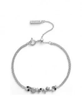 Olivia Burton Silver Pearl and Crystal Under the Sea Bracelet, One Colour, Women